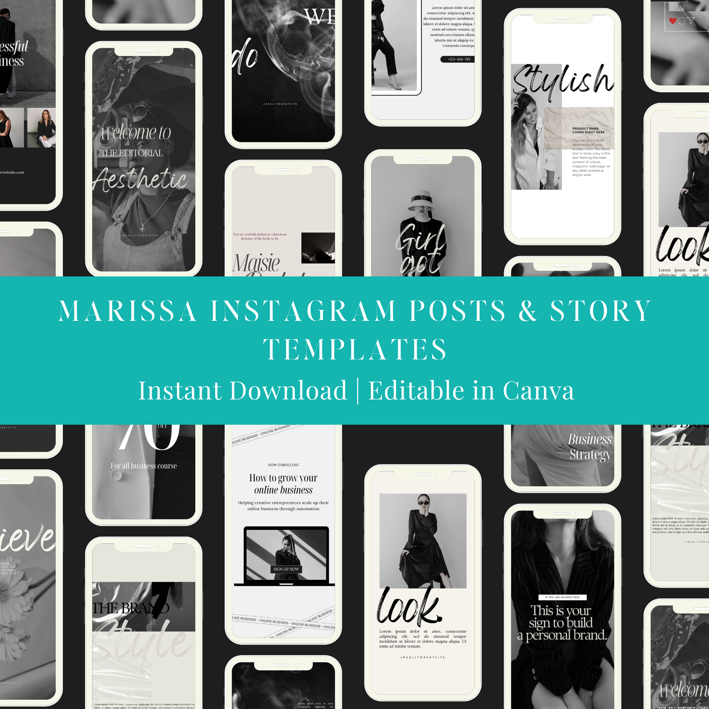 Marissa Instagram Post & Story Templates
