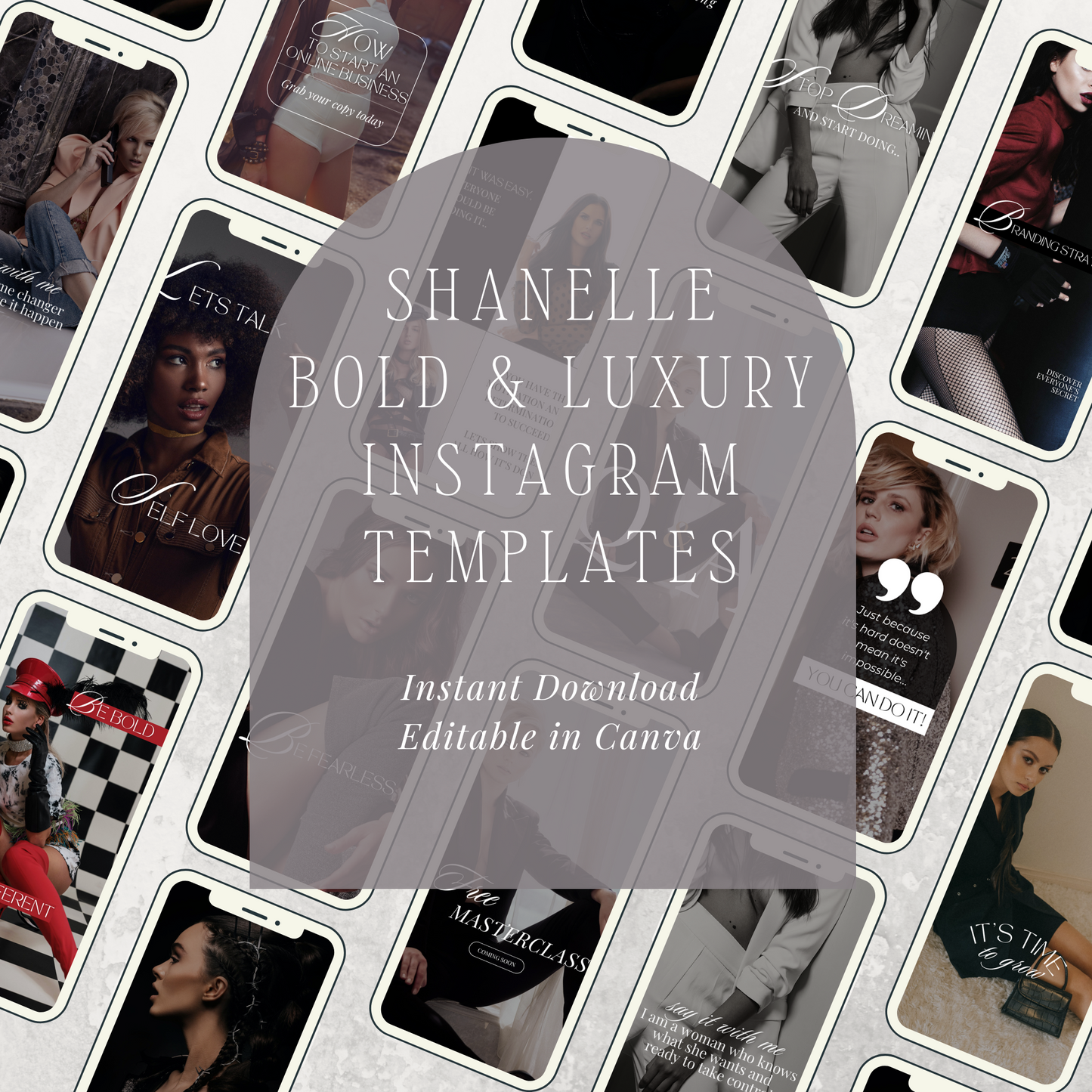 Shanelle Bold & Luxury Instagram Templates
