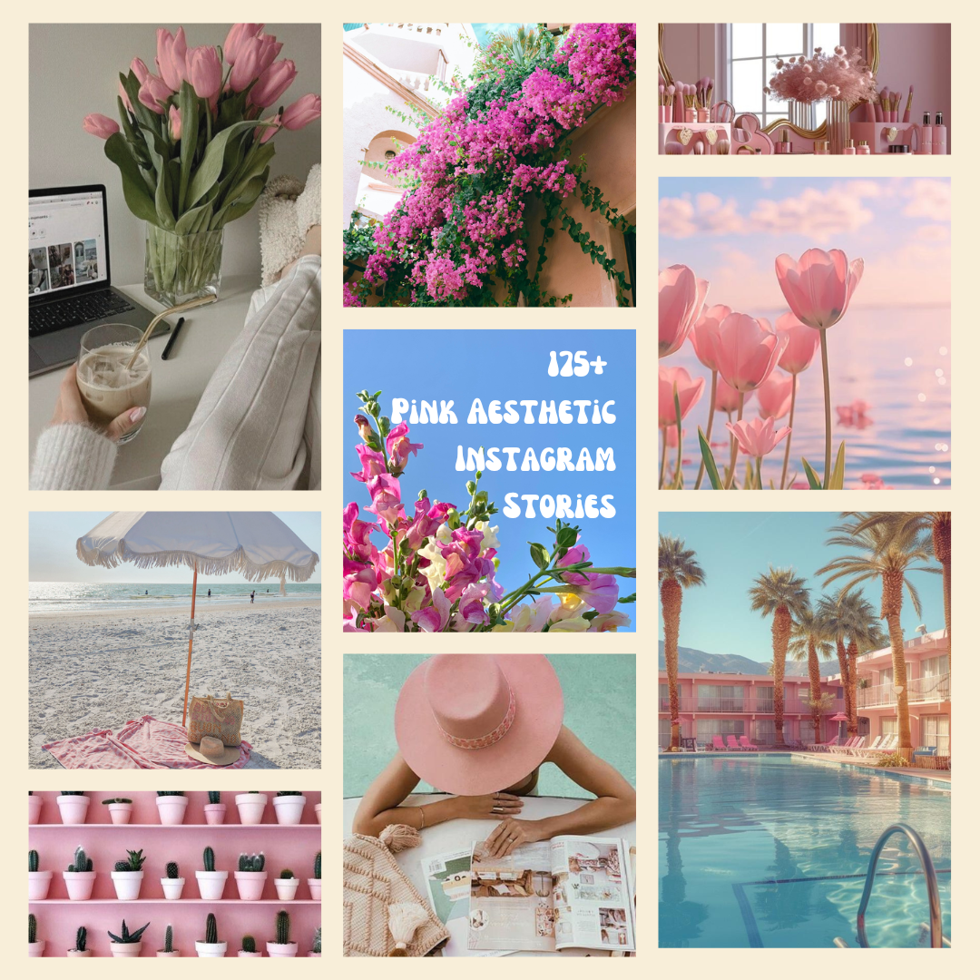 Pink Aesthetic Instagram Story Templates