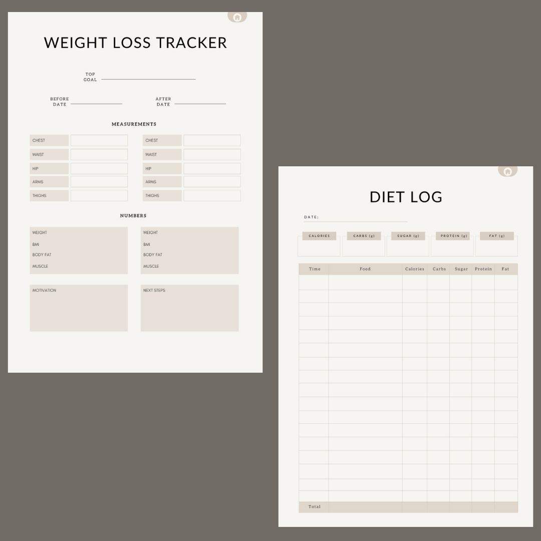 Fitness Planner | 40 Page Planner can be used with Goodnotes & Notability