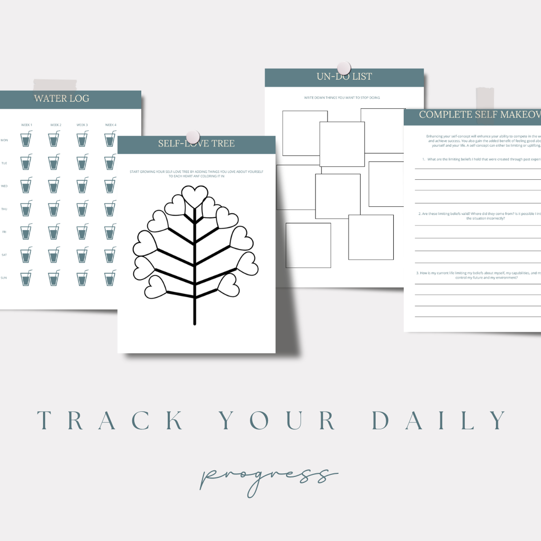 Self Care Planner | Self Care Checklist | Mood Tracker |