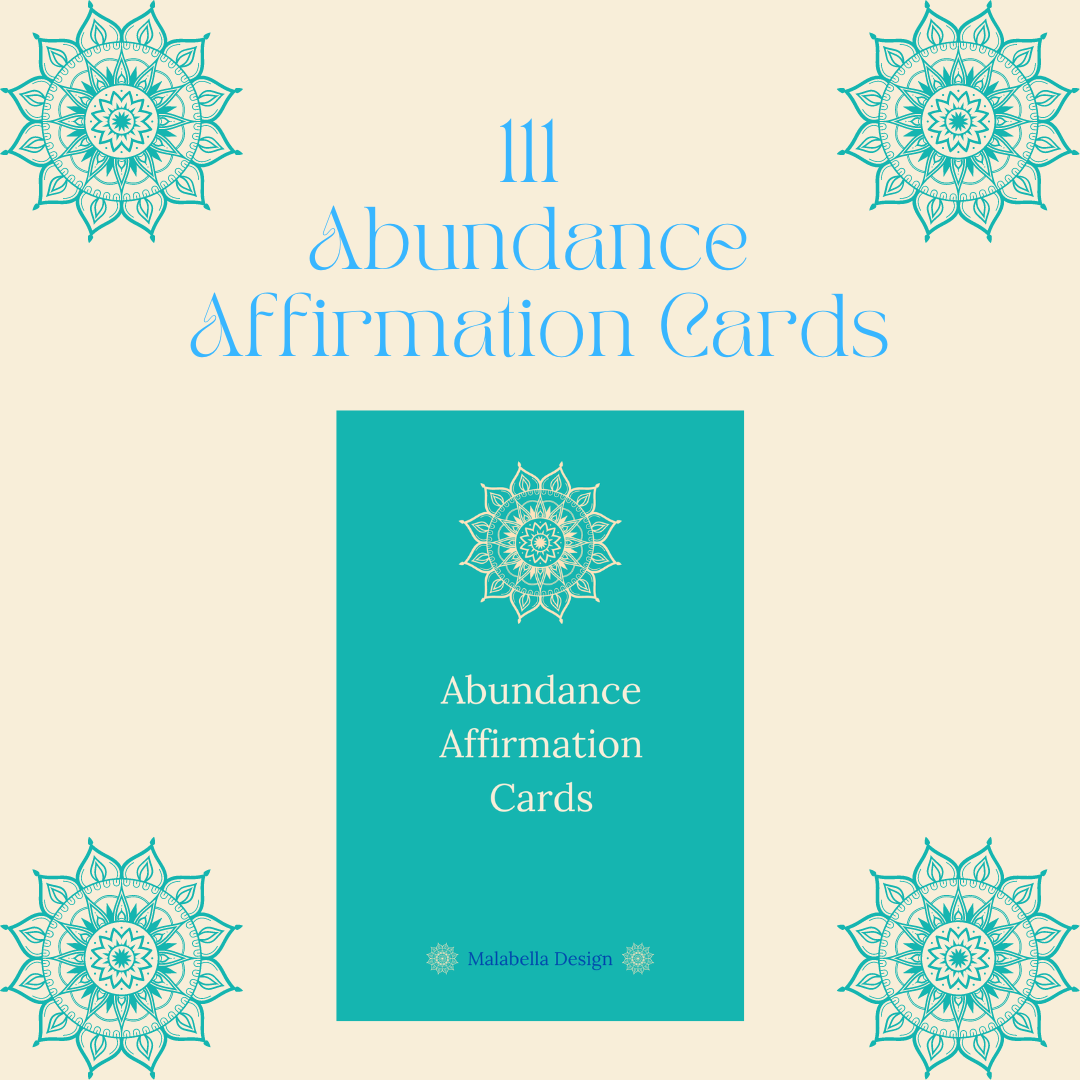 Abundance Affirmation Cards | Instant Download | Manifest abundance into your life