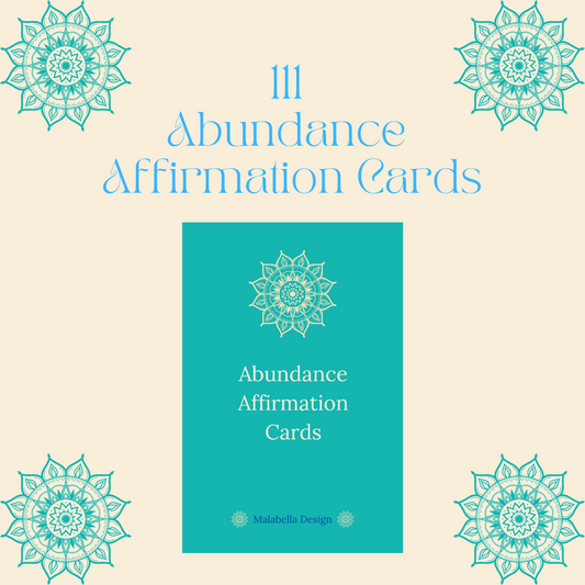 Abundance Affirmation Cards | Instant Download | Manifest abundance into your life