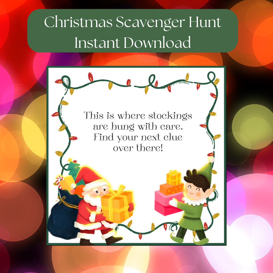 Christmas Scavenger Hunt.